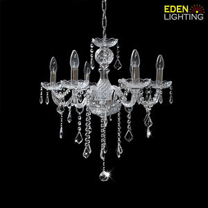 9196-6L Clear Marquis chandelier