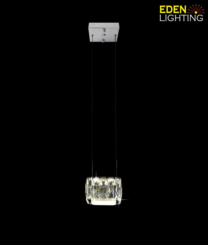 7175-1 6000k Tamah Crystal Pendant Light