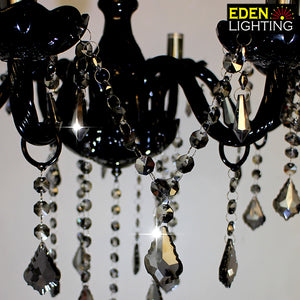 9196-6P black Marquis chandelier