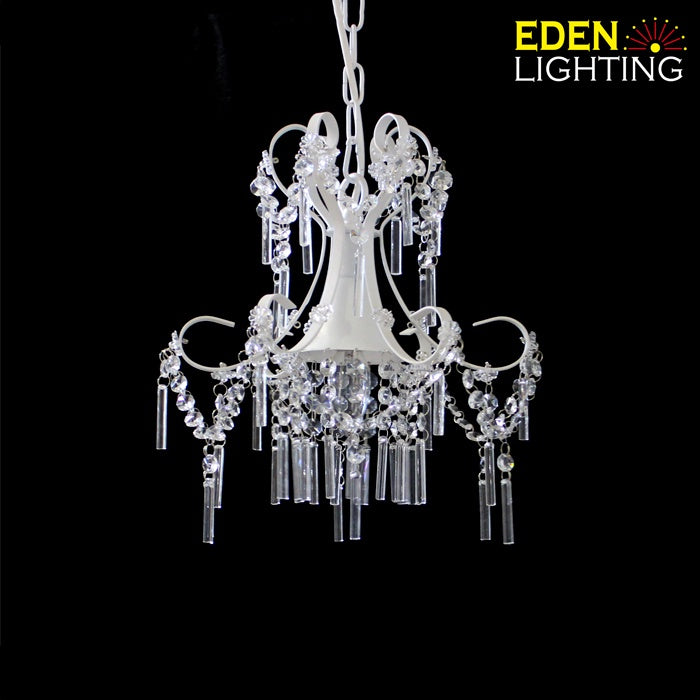 9220 White Malia chandelier Eden Lighting