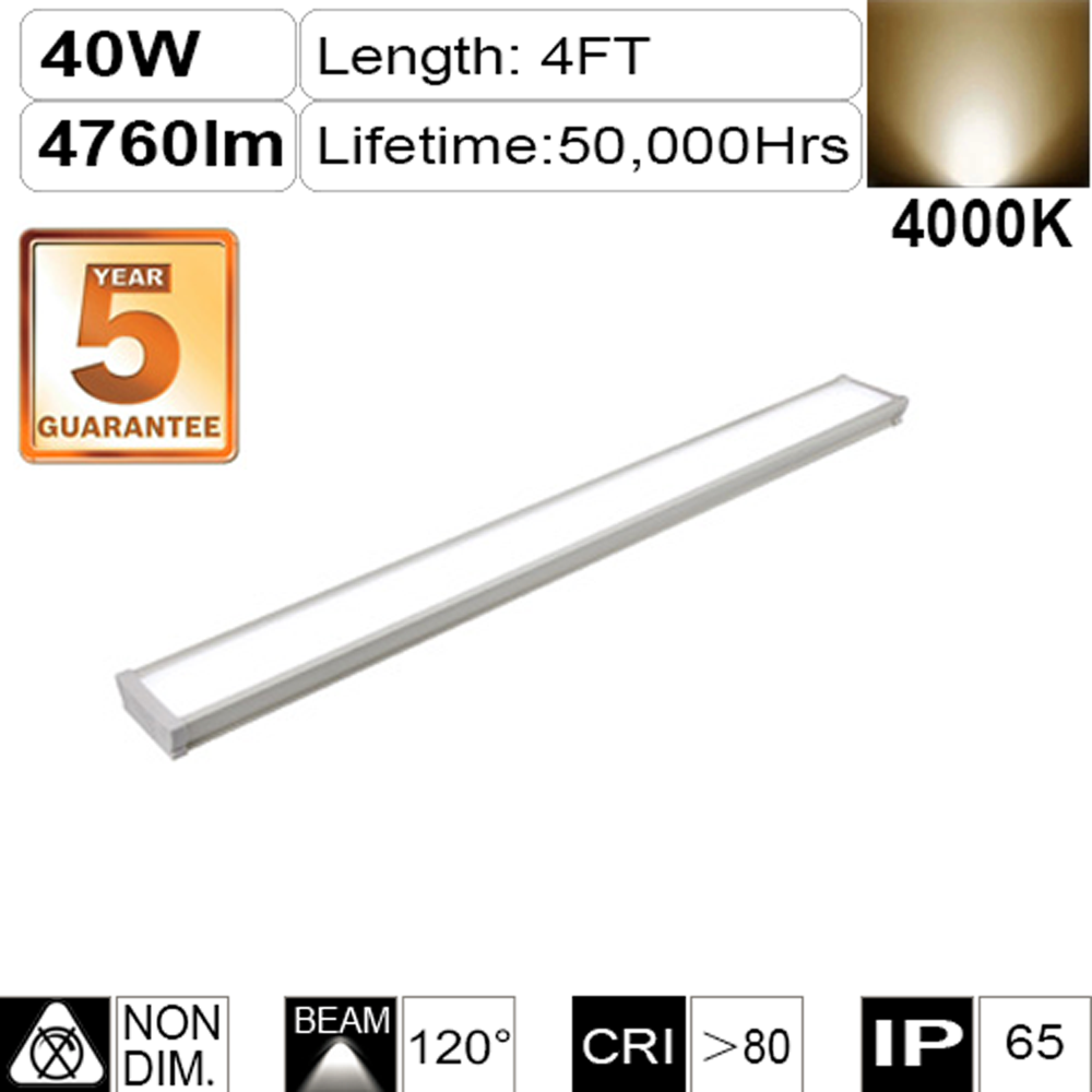 LED Tri-Proof Slimline Light 40W
