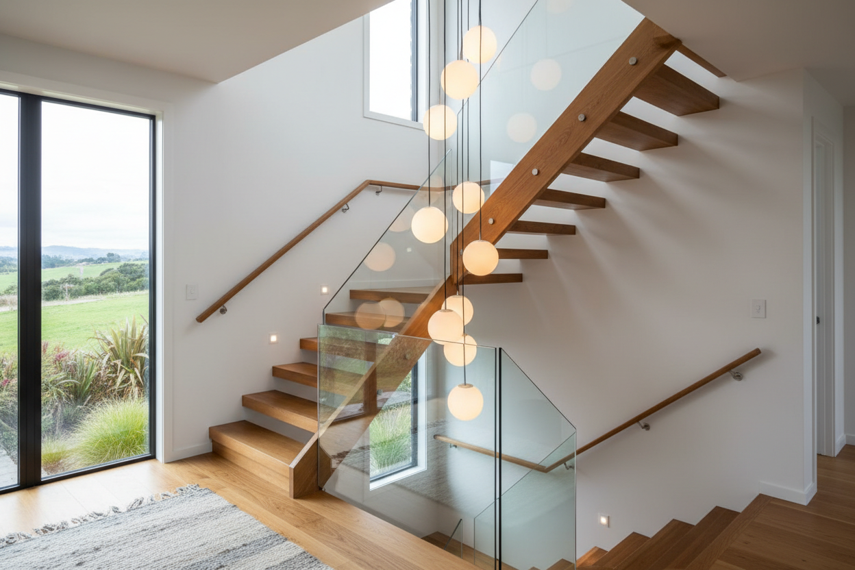 stairwell chandelier ideas