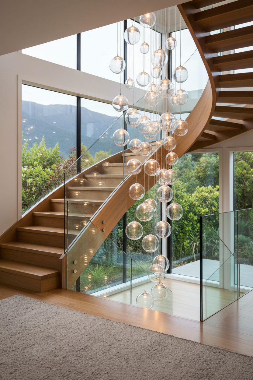 glass-ball-chandelier-staircase