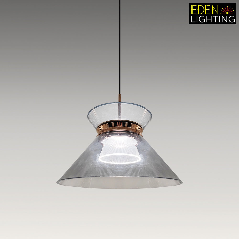 LED Pendant light Smoke glass 0081