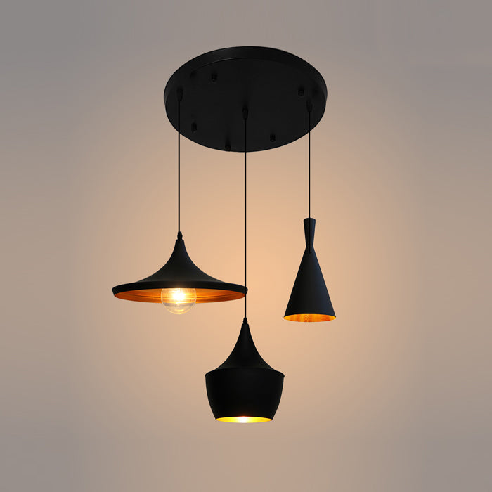 Pendant light Black Plate 400 with 087
