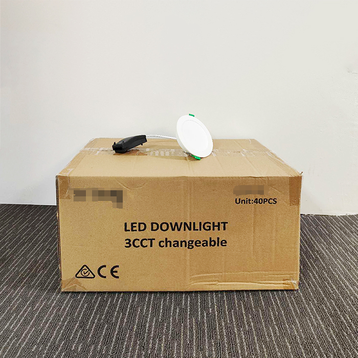 40 of LED downlight DL101 8W Tri-colours