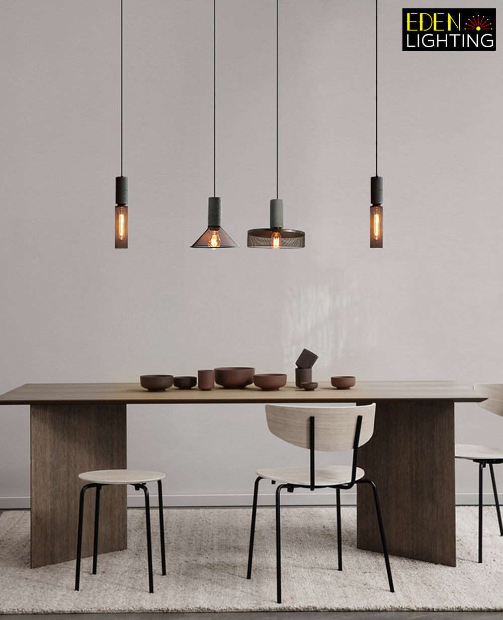 Pendant light Concrete Grey  166-B