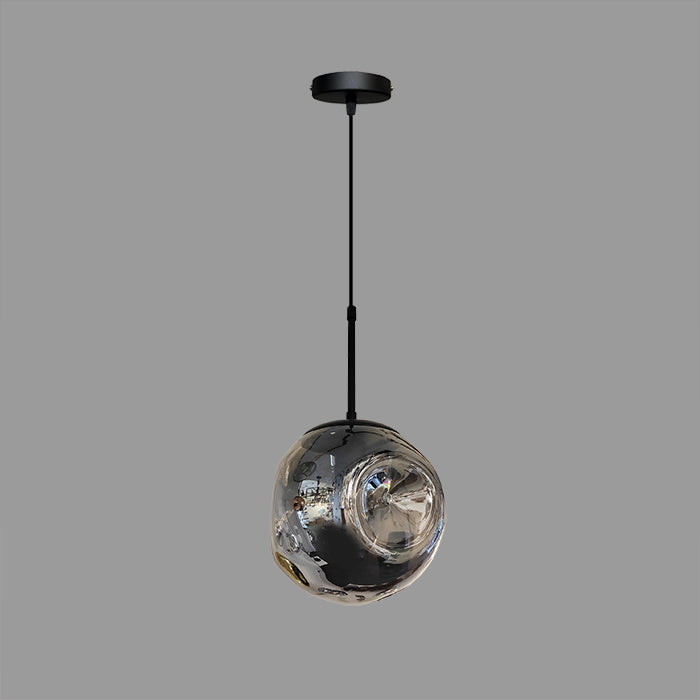 Glass Pendant light Smoke 1782-250mm