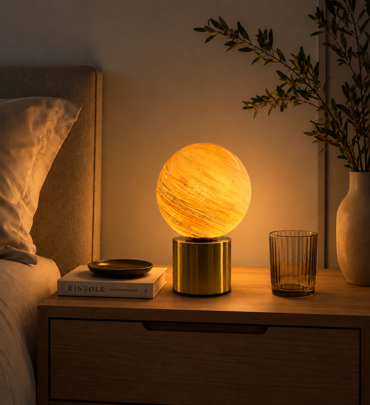 Table lamp Jupiter Marble 18051