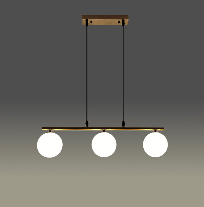 Pendant light Opal glass Brass color 2763-3