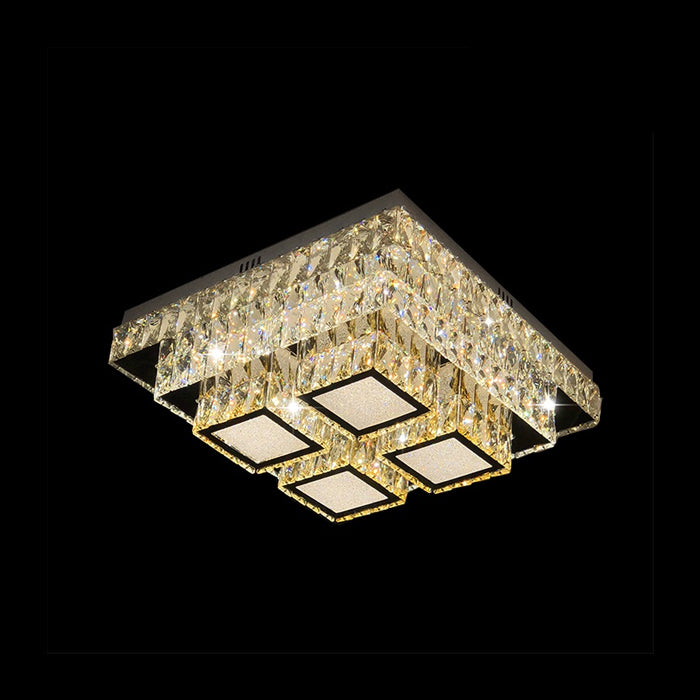 3021-500 Square Elias   Crystal ceiling light