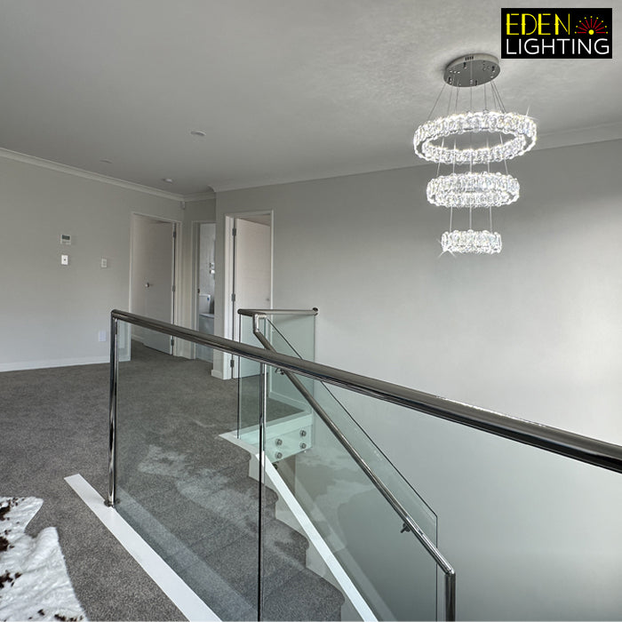 Modern Chandelier Color Change Chrome 39032-3