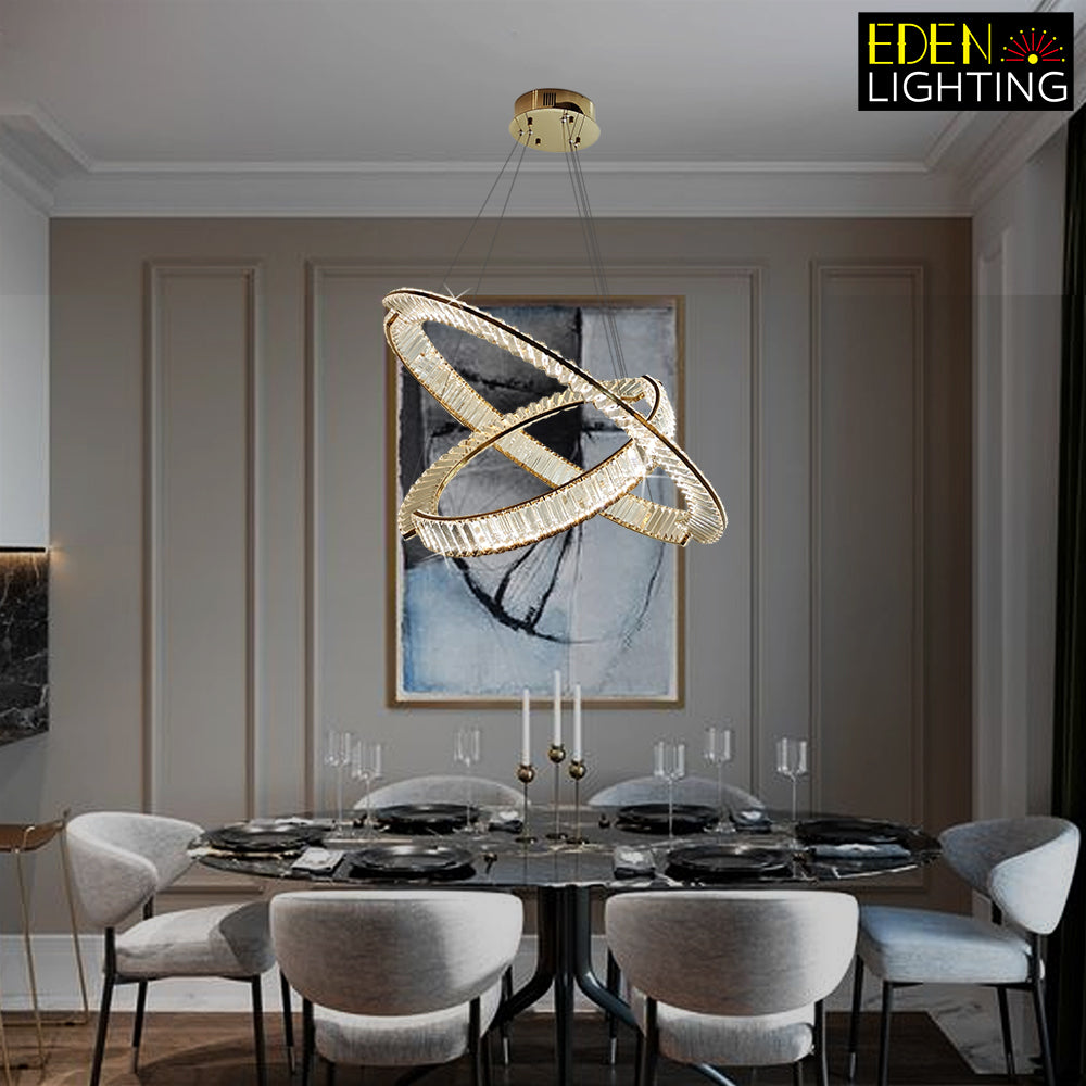 Modern Chandelier Color Change Gold 5990-600+800  ( Phone Control )