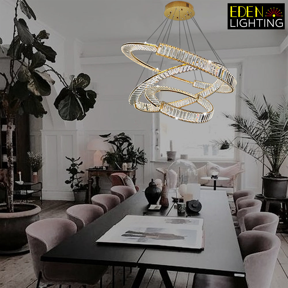 Modern Chandelier Color Change Gold 5990-600+800+1000 ( Phone Control )