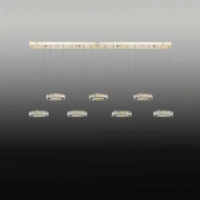 702-7   Faina Crystal Pendant Light