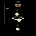 Decorative stair pendant size guide Auckland