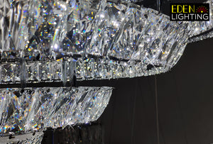 7239-1m Large  Crystal ceiling light