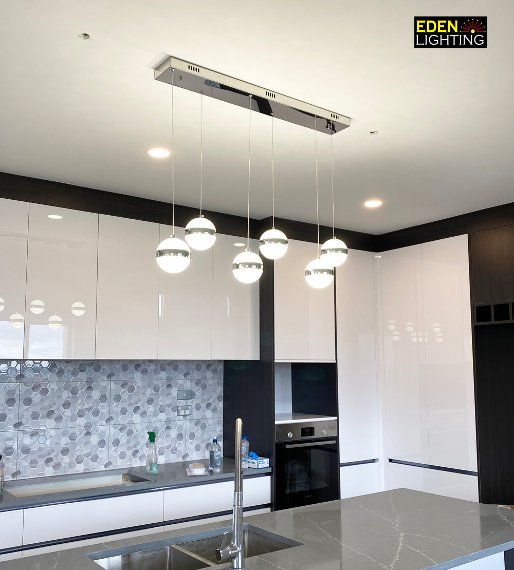 LED Pendant light Color change Chrome  76501-6