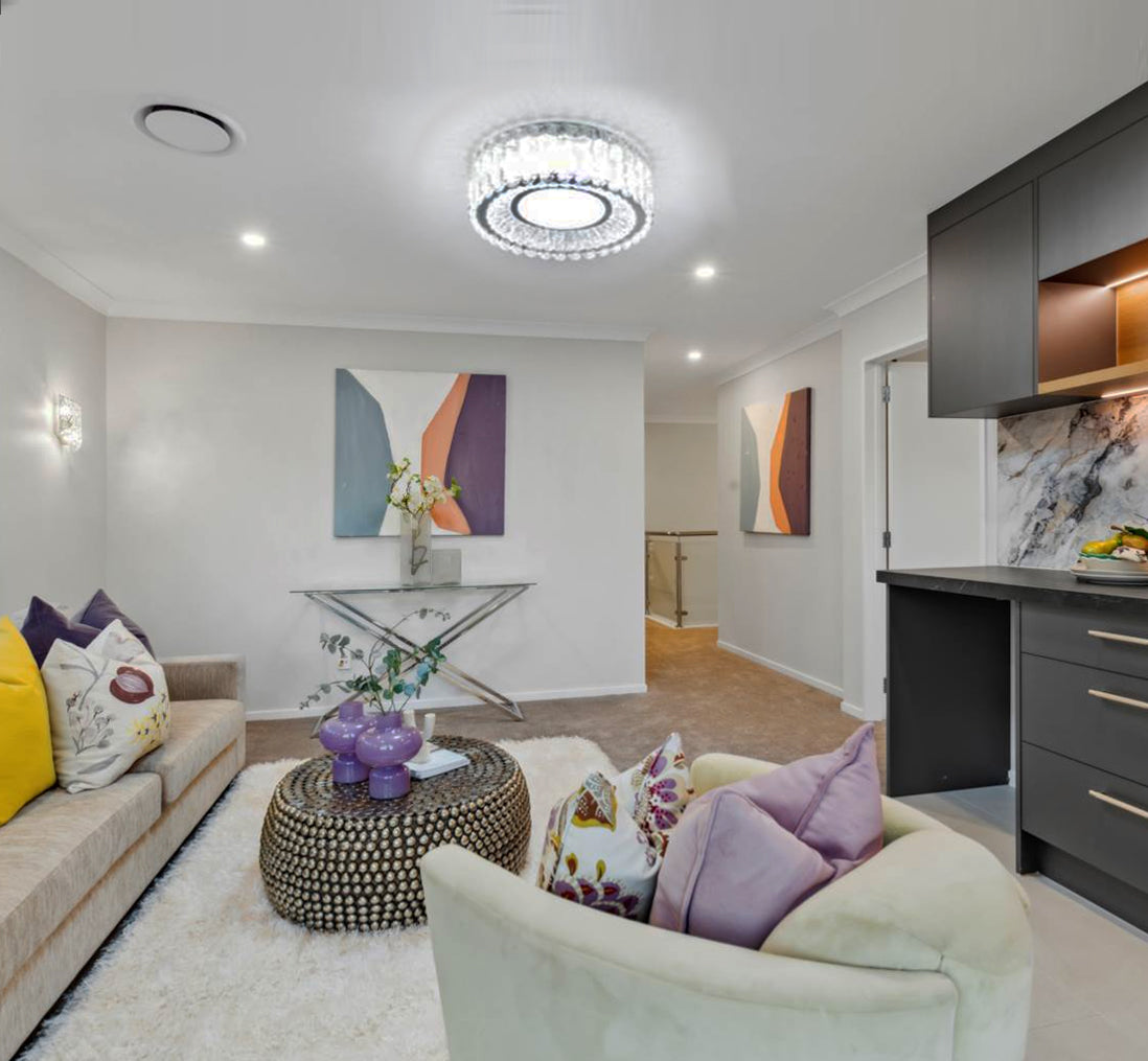 Ceiling light Color change Chrome Modern 500mm 7800