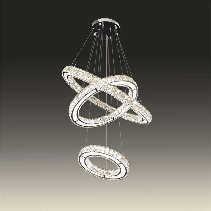 7856-800 TRI Color Change Kate Crystal   Pendant Light