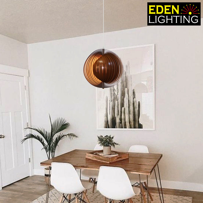 Pendant light Dark natural wooden 8008B