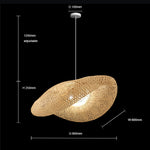 Wood pendant measurement diagram NZ
