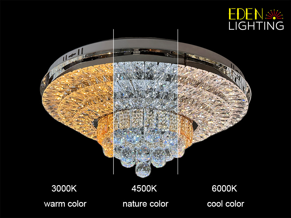 823-600  Color Change  Maddy Crystal Ceiling light