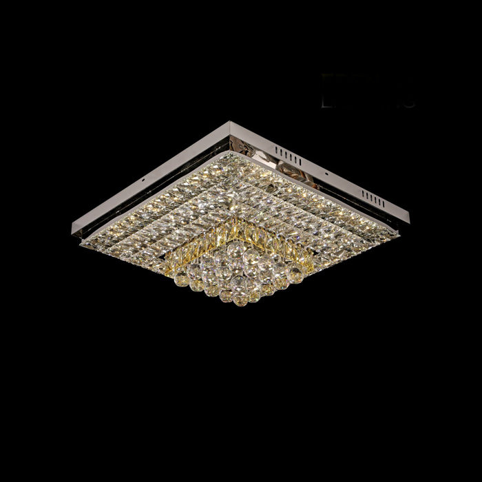 825-600 Maddy Square crystal ceiling light