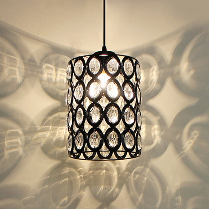 Lamp shade Crystals Black 8661-250mm