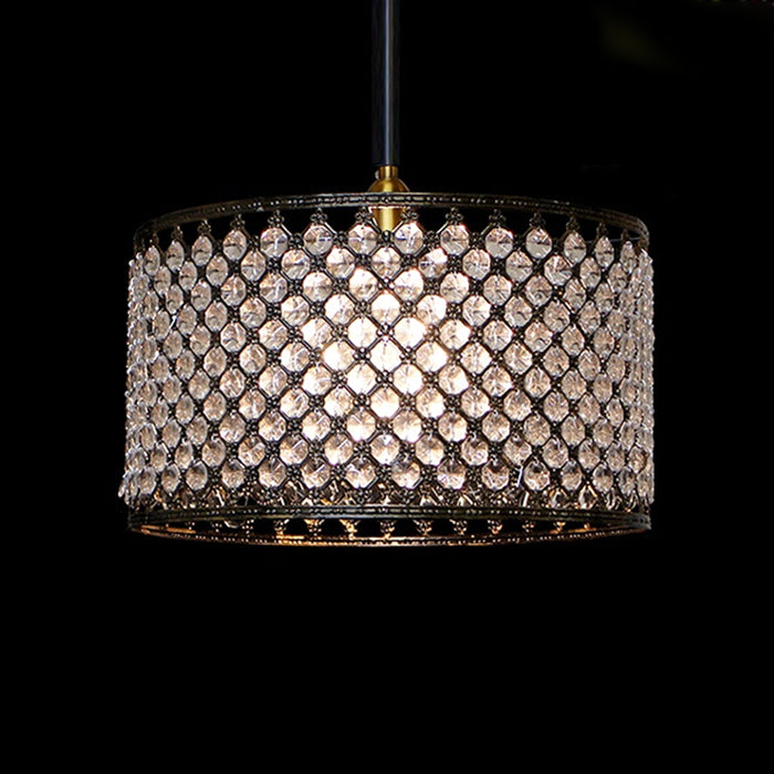 Lamp shade Crystals Brown 8666-400mm