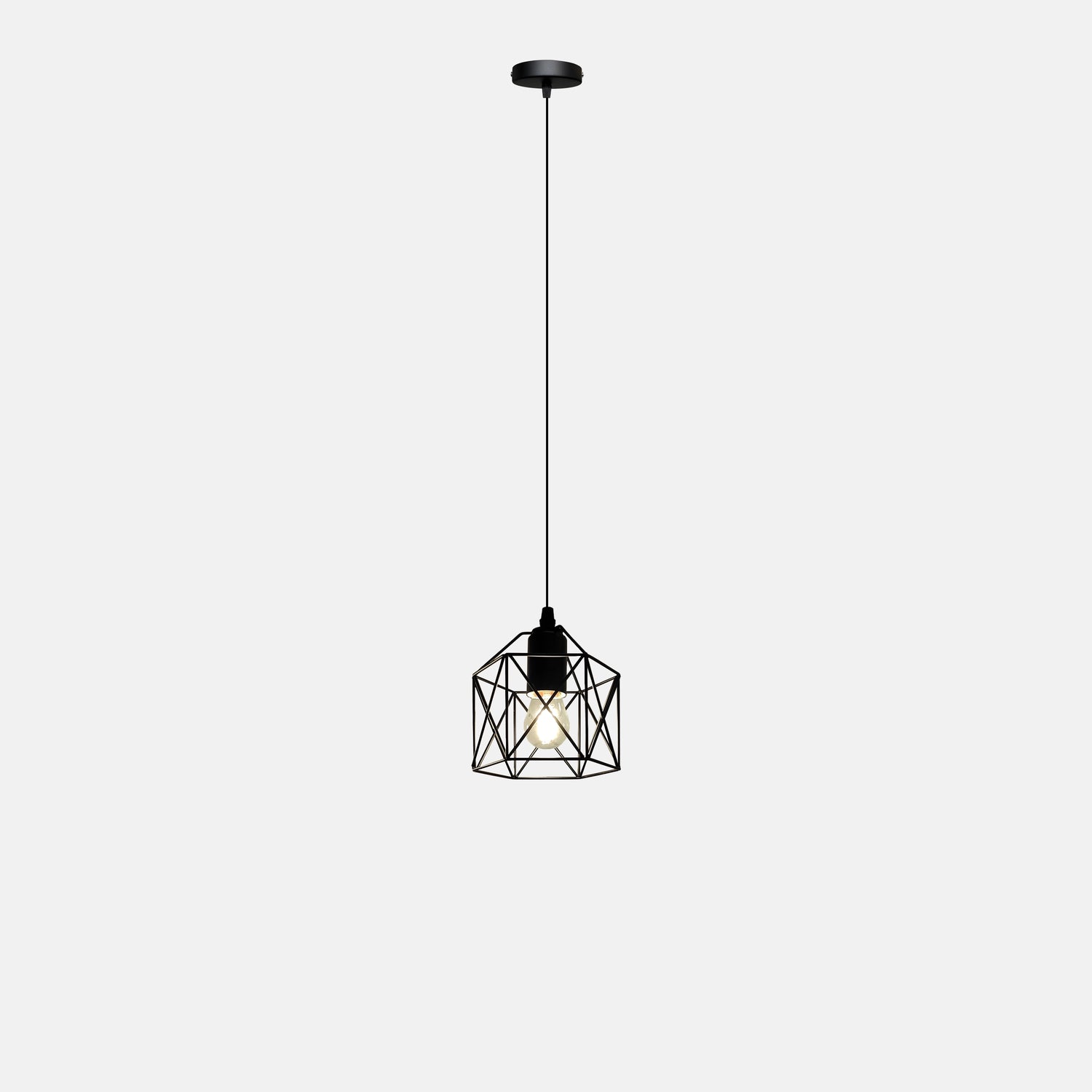 Iron Pendant light Black 879