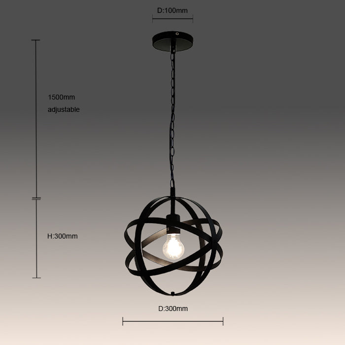 Hanging light size chart entryway NZ