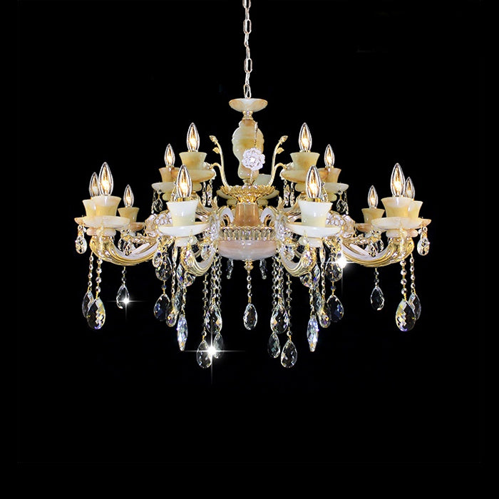 Chandelier Crystal Brass color 9001/10+5