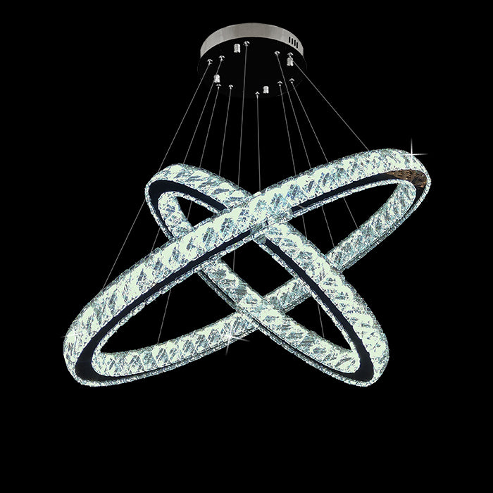 contemporary chrome chandelier modern design lighting store NZ