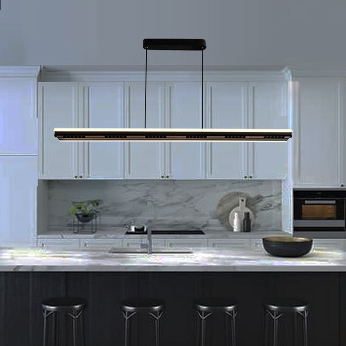 LED Pendant light Black 9209-1200mm