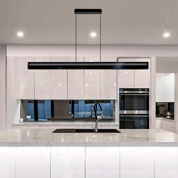 Black LED pendant light modern lighting shop - eden lighting NZ