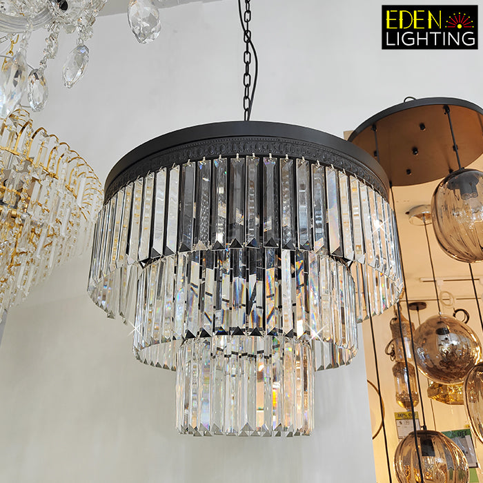 Ceiing/Pendant Chandelier Black 600mm 9263