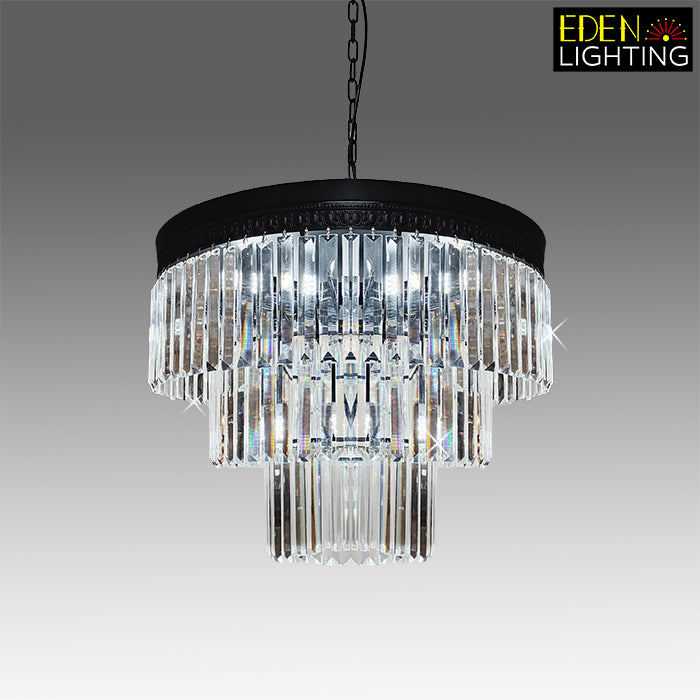 Ceiing/Pendant Chandelier Black 600mm 9263