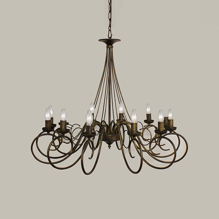 Chandelier Brown 9333-12P