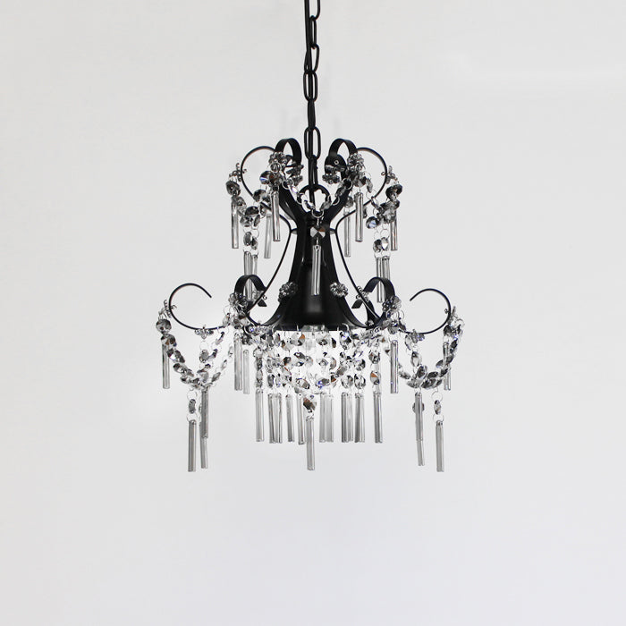 black chandelier for living room - eden lighting Auckland