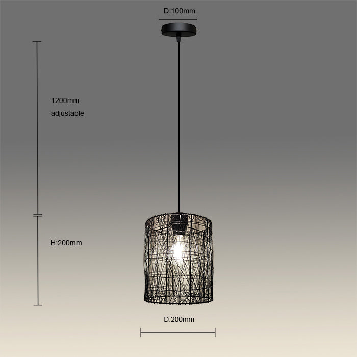 Black pendant light with dimensions edenlighting nz