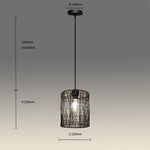 Black pendant light with dimensions edenlighting nz