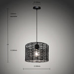 Black pendant light with dimensions nz
