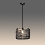 Black woven pendant light nz homes