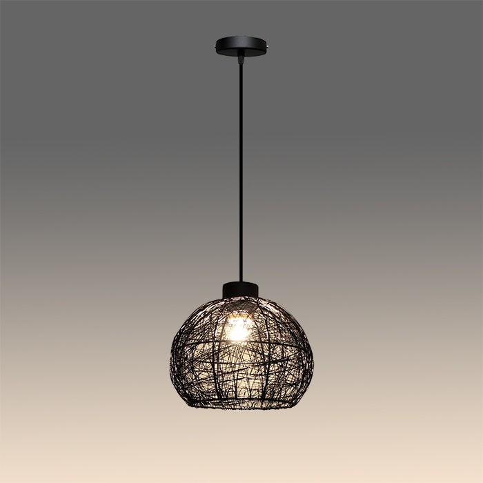 Black woven pendant light west auckland