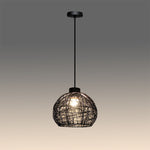 Black woven pendant light west auckland