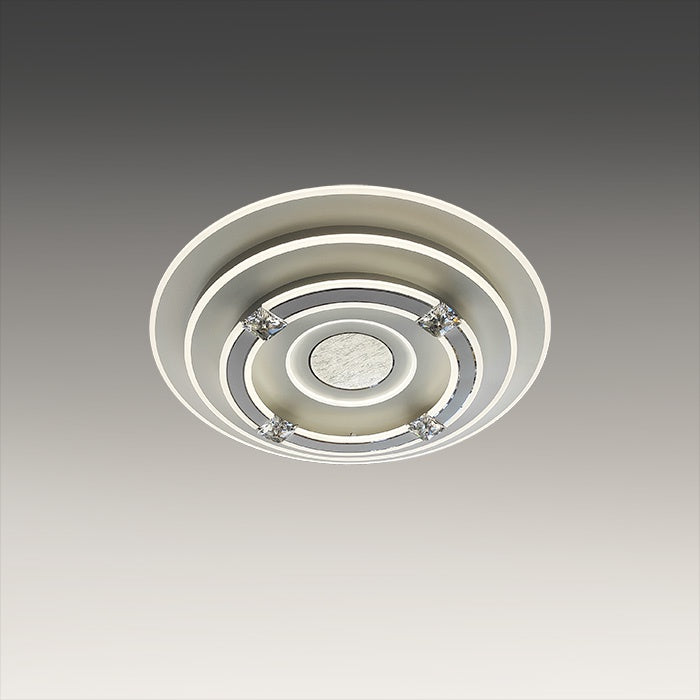 Ceiling light fixture with concentric circular design nz