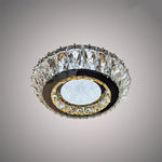 modern chrome crystal LED ceiling chandelier - Eden lighting NZ