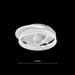 Ceiling light fixture with crystal accents size nz