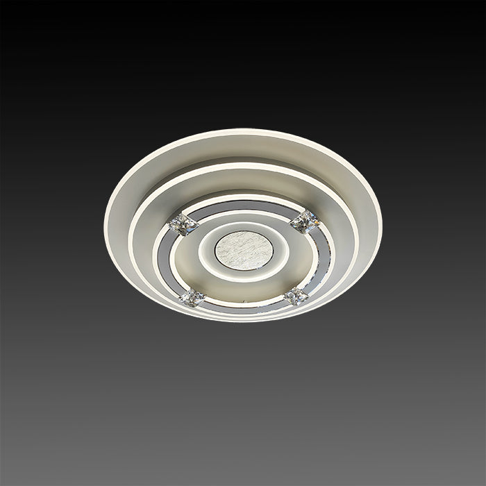 Ceiling light fixture with concentric circular design nz homes